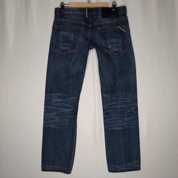 Cult Of Individuality Jean Men 33X30 Greaser Straight Button Fly Japanese Salvag - Picture 2 of 13